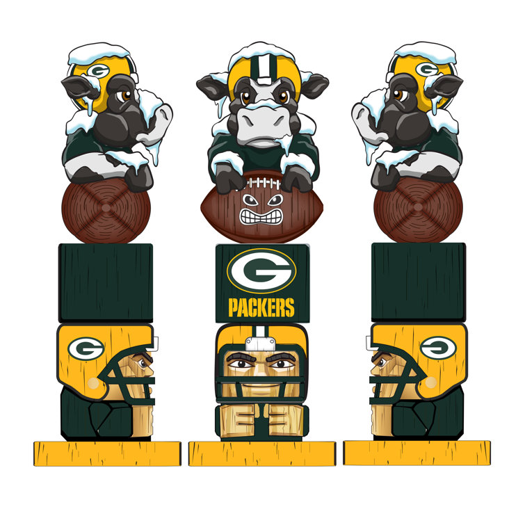 Evergreen Enterprises, Inc NFL Green Bay Packer Tiki Totem Statue